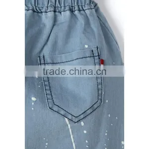 2016 Most Popular Kids Printed Jeans Fashion Design Harem Pants for Children thumbnail-3