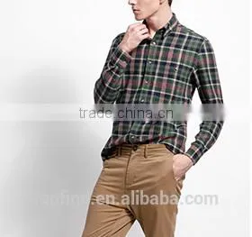 2015 Design 100 Cotton Dress Shirt Men Causal Shirt Flannel Shirt thumbnail-1