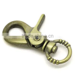 Cheap Antique Bronze Metal Swivel Keychain With Lobster Claw Clasp thumbnail-1