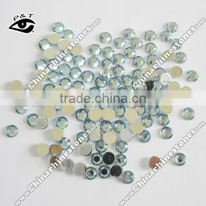 10MM Sapphire Color Flat Back Acrylic Rhinestone Beads for Apparel thumbnail-1