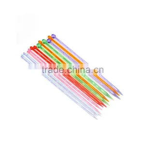 Charmkey Wholesale Knitting Needle 2pcs per Pair Single Ponit Staright Plastic Needlework thumbnail-3