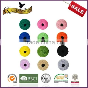 Charmkey High Quanlity Natural Hand Knitting Yarn 100% Cotton Yarn Textured Yarn thumbnail-4