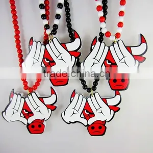 Latest Designer Bull Beads Necklace Long Chain Necklace thumbnail-1
