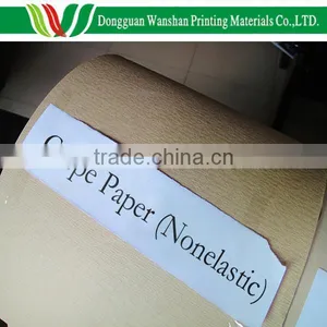 White/brown Crepe Paper Machine, 115 g Kraft Paper, 300 Meters per Craft Paper Roll thumbnail-1