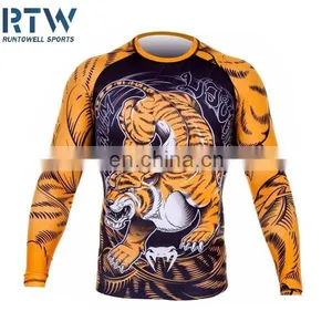 Blank Mma Rash Guard Manufacturer China, Rashguard Mma thumbnail-4