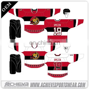 Sublimated Fdny Hockey Jersey / European Hockey Socks thumbnail-3