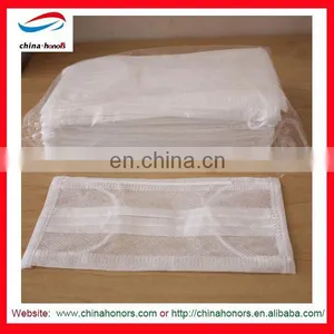 White Surgeon Face Mask/1-Ply Face Mask/Nonwoven Surgical Mask With CE thumbnail-1