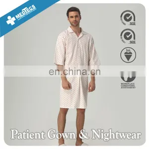 Wrap-over Back-closed Flame Retardant Multipurpose Hospital Maternity Gown thumbnail-2