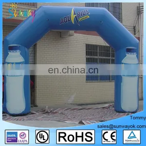 Light Blue Inflatable Arch / Archway With Painting For Advertising thumbnail-2