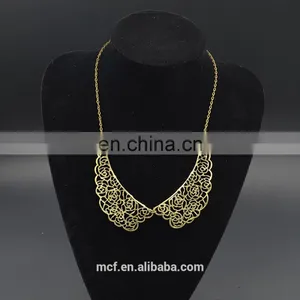 Simple Latest Design Fashion Pendant Gold Necklace MCB-0058 thumbnail-2