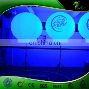 Customized Inflatable LED Balloon/ Inflatable Stand Light Balloon With Factory Lower Price thumbnail-1