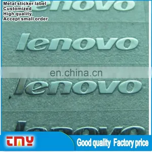 Adhesive Gold Metal Label Sticker Custom Metal Brand Logo Sticker Label thumbnail-5