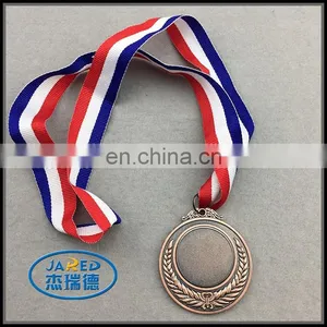 Big Blank Promotional Metal Bronze Ribbon Medal thumbnail-4