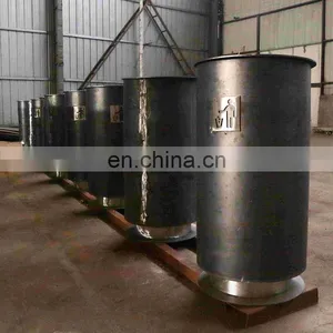 Decorative Trash Can Perforated Corten Steel Litter Bin thumbnail-6