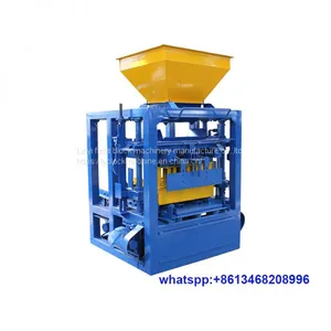 QT4-24Big Capacity Cement Block Making Machine Concrete Interlock Brick Making Machine thumbnail-2