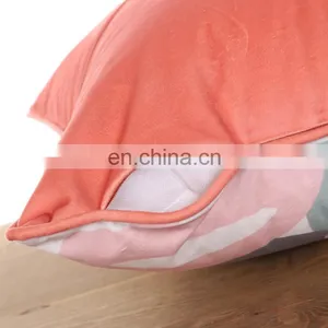 Gold Stamping Foil Metallic Printing Soft Decorative Velvet Pillow Cushion Case for Sofa thumbnail-6
