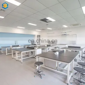 Customized Computer Lab Table Workbench Science Lab Furniture Work Bench thumbnail-1