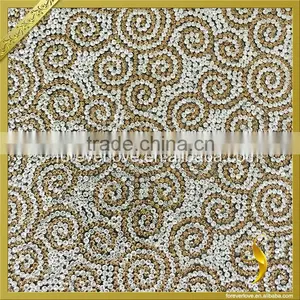 Rhinestone Mesh Crystal Diamond Sheet Rhine Stone Hot Fix Glue Rhinestones Sheets FRM-191 thumbnail-2