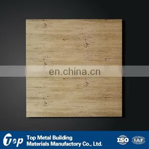 Pressed Metal Ceiling Panel Wood Ceiling Decoration thumbnail-5