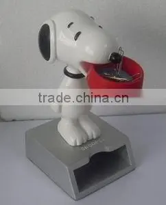 Lovely Snoopy Cartoon Resin Figurines Statues thumbnail-2