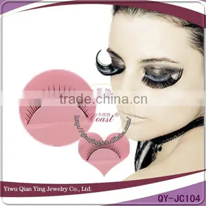 Korea Natural Black Wispy False Eyelashes in Wholesale thumbnail-1