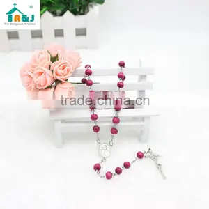 A&J Papa Francesco Rose Scented Rosary With Box thumbnail-3
