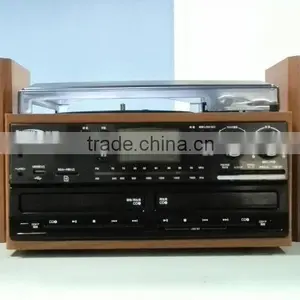 ALL IN ONE TURNTABLE WITH MULTIPLE AUDIO RECORDS /DOUBULE CD RECORD PLAYER/ CD ENCODING TURNTABLE/HIGH END CHOICE thumbnail-3