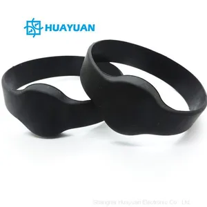 Contactless Silicone RFID NFC 13.56MHz NTAG215 Bracelet Chip Armband for Fitness Center thumbnail-5