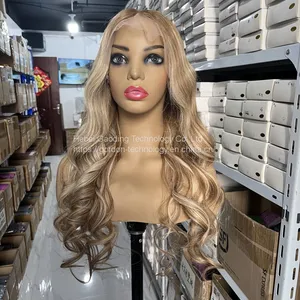 524 HD 13x6 Luxury Highlight Human Hair Lace Wig Vendor thumbnail-1