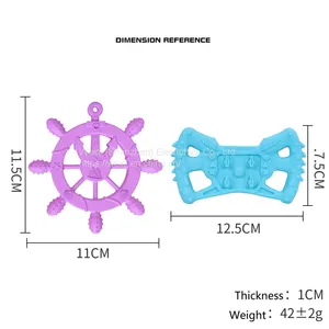 Silicon Rudder Teether Game Teething Chewable Toy by Weiqi thumbnail-5