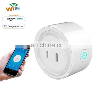 Smart Wifi Plug UK US EU Wifi Socket Universal Wireless Power Plug Compatible With Alexa Google Assistant for Tuya App Remote thumbnail-1