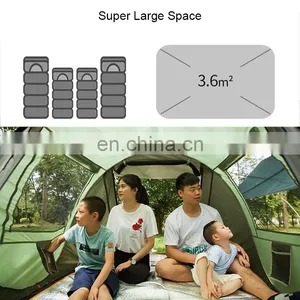 Wholesale Ventilate Custom 3-4 5-8 Person Instant Pop Up Camp Tent Mesh Waterproof Outdoor Camping Tent thumbnail-4