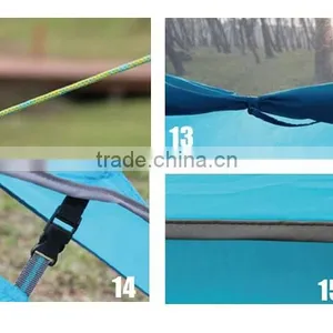 TOOTS 3-4 Person Ripstop 2015 High Quality Waterproof Cheap Folding Camping Tent thumbnail-3