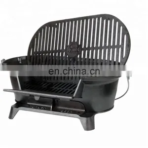 Spring Camping Hibachi Charcoal Cast Iron Grill Stove thumbnail-1