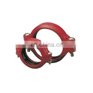 High Quality Cast Iron Clamp of Pipe Clamp With Epdm Rubber Lining thumbnail-1