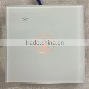 2015 Remote Control Electric Switch Single Fire Wire High Quality Glass Panel Smart Lighting Switch thumbnail-5