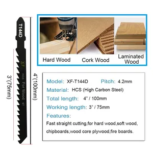 T144D 6TPI T-Shank Jig Saw Blade for Wood thumbnail-2