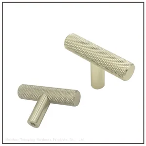 Knurled Textured Wardrobe K Gold Solid Kitchen Cabinet Drawer Door Pulls Knobs Furniture Handle thumbnail-3