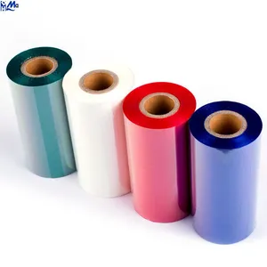Custom Color Print Premium Wax Resin Barcode Ink Labels Thermal Transfer Printer Ribbon thumbnail-1