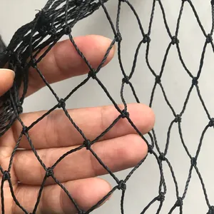 Black Knotted Anti Bird Netting Polyethylene Poultry Farming Chicken Pheasant Net thumbnail-1