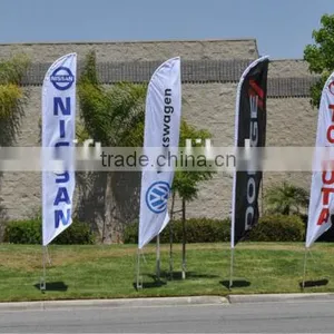 10ft Cheap Flying Banner With Stake Ground Base Manufacturer thumbnail-1