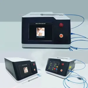 High Power Endolaser 1470nm 980nm Double Waves Diode Laser Face Lifting Liposuction Machine thumbnail-2
