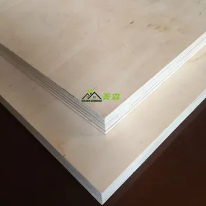 Birch Plywood 3-25mm Poplar/Eucalyptus Core Plywood UV Coading Plywood for Furniture/Construction thumbnail-3