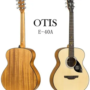 China Guitar Factory Popular OTIS OTISE-40A 40 Inch Acoustic Guitar (Spruce Plywood Top, Mahogany Back&Sides, Matte Finish) thumbnail-1