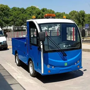 Resist the Involution: 2-ton Electric Truck, Four-wheel Electric Freight Truck for Factory Areas, 2-ton Electric Flatbed Truck. Win Customers With Quality thumbnail-1