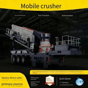 Cone Crusher, Hard Rock Crusher, Cone Crusher for Mines, Price List of Single-cylinder and Multi-cylinder Hydraulic Cone Crushers thumbnail-1