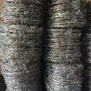 Steel Wire Barbed Mesh With Normal Twist Weaving for Industrial Use thumbnail-1