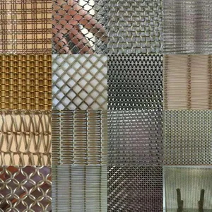 Architectural Metal Mesh, Decorative Stainless Steel Wire Mesh, Suitable for Elevators thumbnail-5