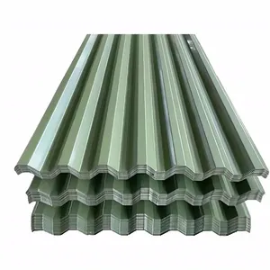 Color Corrugated Steel Plate Hot Dipped Galvanized Roofing Sheet Color Coated Steel Sheet Color Coated thumbnail-1