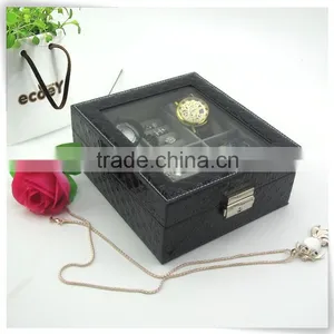 Unique pu Leather Wrist Watch Trays Case thumbnail-4